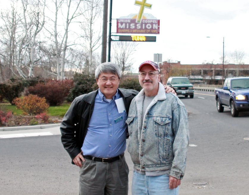 Volunteer David_Wang at Union Gospel Mission