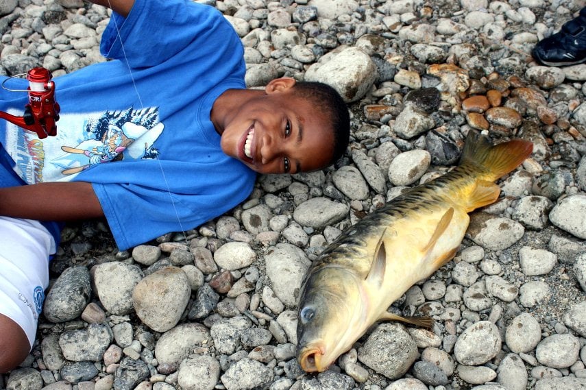 UGM Camp: Tyrie catches a BIG fish!
