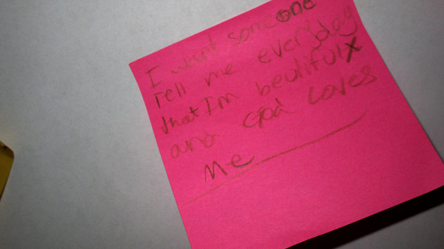 tell me I'm beautiful and God loves me