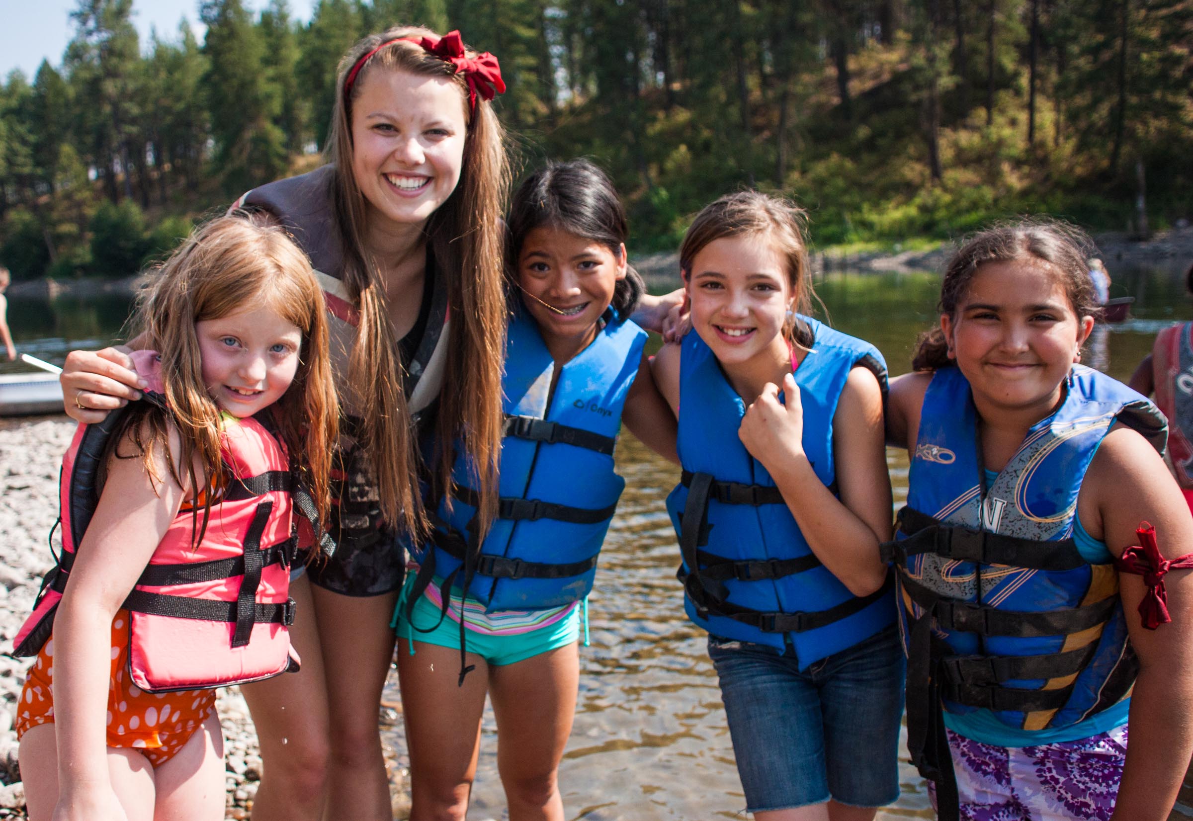low-income children at UGM Camp