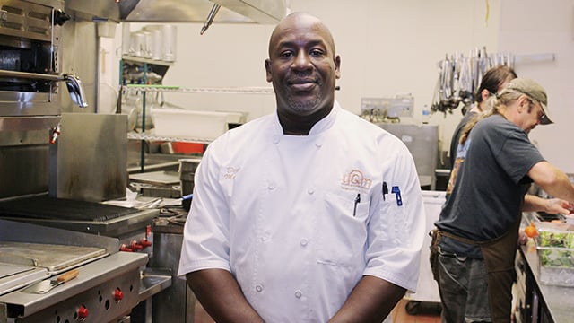 Derek in the UGM Kitchen