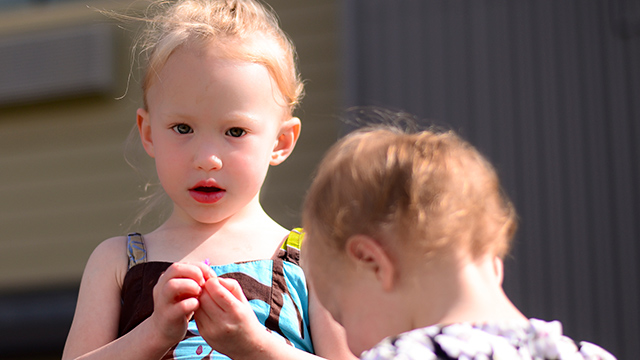 little girl from Center