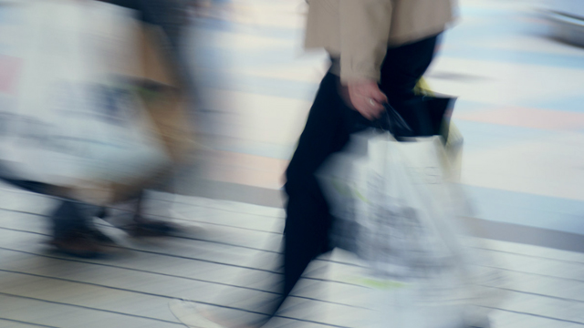 fast-paced shopping in a blur