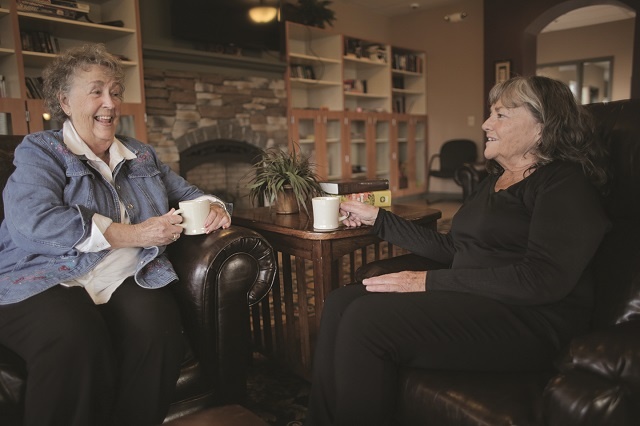 Shirley (left) and Ann