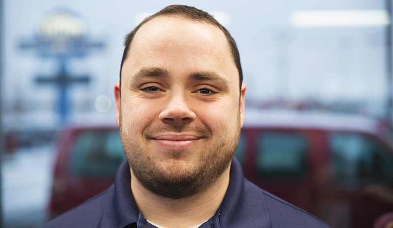 Caleb Unruh isn't your typical used car salesman. He sells cars at UGM Motors so the proceeds can help the homeless.