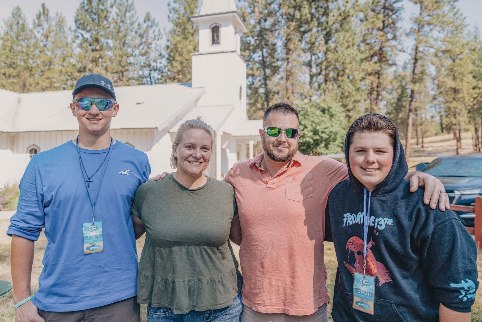 Left to right: Kevin, Rebecca, Jeremiah, and Brian