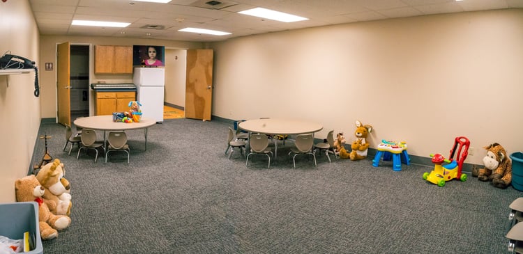 Crisis Shelter Childcare Room