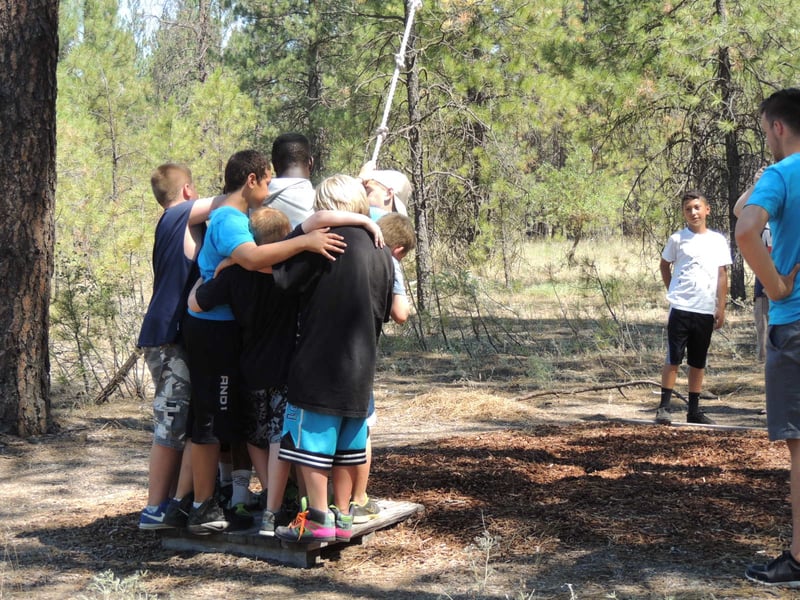 Challenge course at UGM Camp