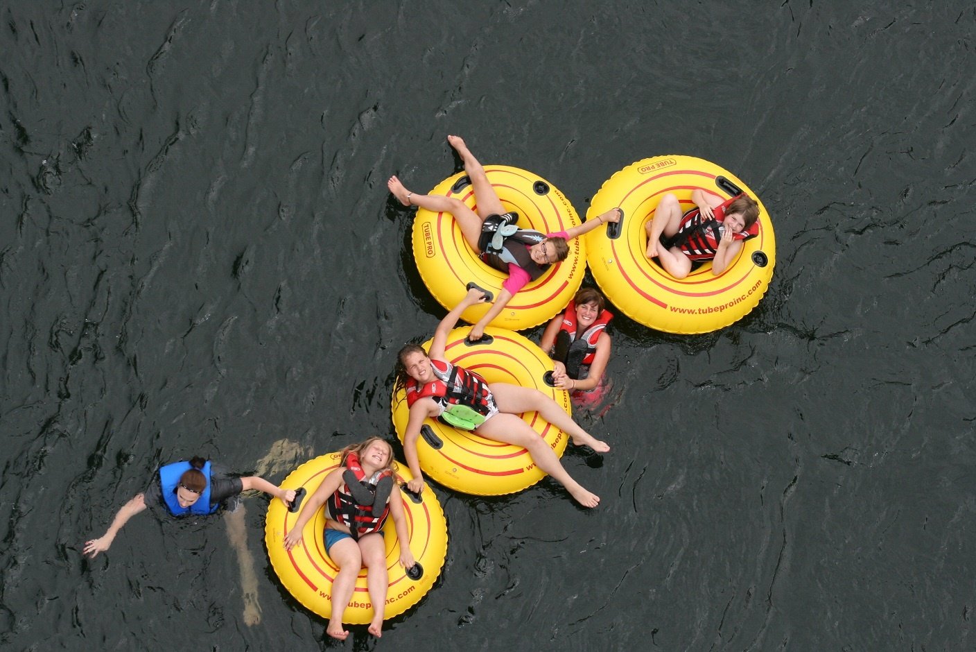 Tubing on the Spokane River is one of the favorite -- and scariest -- activities for the kids at UGM Camp.