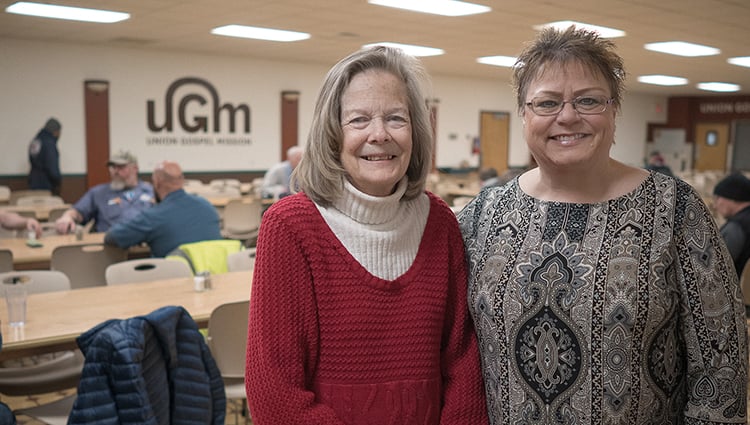 Among many things, Kris and Patti help the homeless at UGM through Encouragement Ministries. 