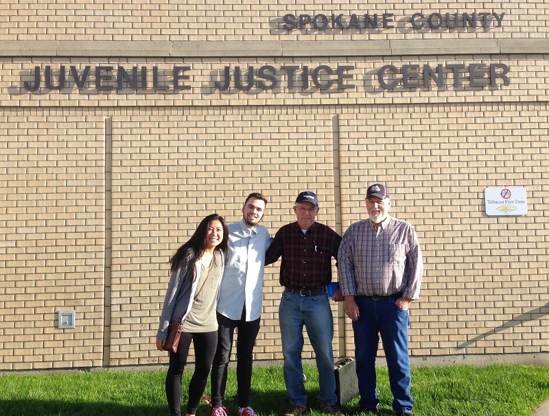 Lexi, Adam, Jerry and Don are a few of the people who join Christa in ministry to the kids in Spokane County Juvenile Detention.