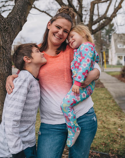 Kristin and kids