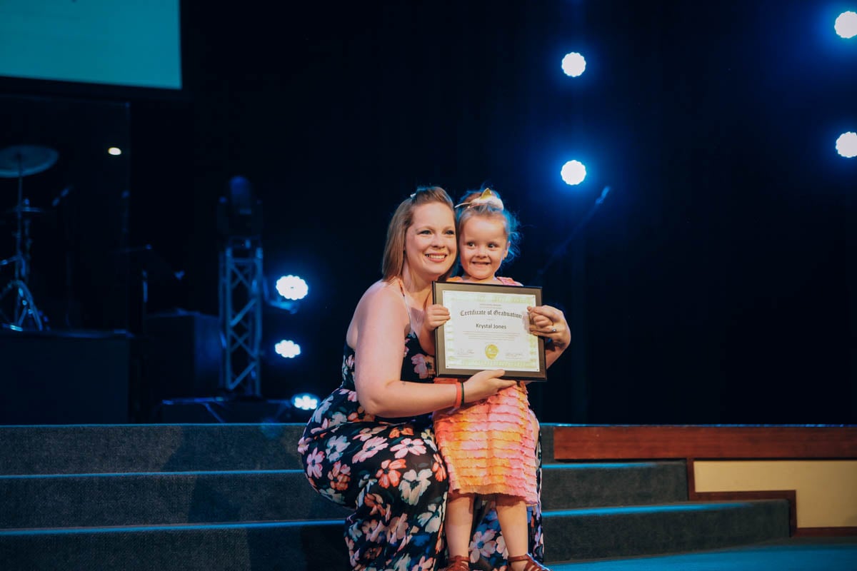 Krystal and Harper at Commencement