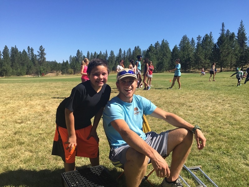 Rehn and his new "little brother" Leo had a great time at UGM Camp