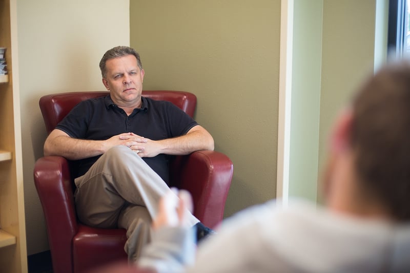 Counselor Mike Sholtz says gratitude is a huge part of his life, both in his personal recovery journey and in working with others in recovery. Counselor Mike Sholtz says gratitude is a huge part of his life, both in his personal recovery journey and in working with others in recovery.