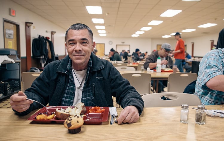 Meals can be a first step toward recovery for people experiencing homelessness.