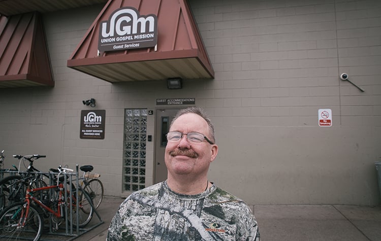 Robert walked 8.5 miles from Geiger Correctional Facility to UGM.