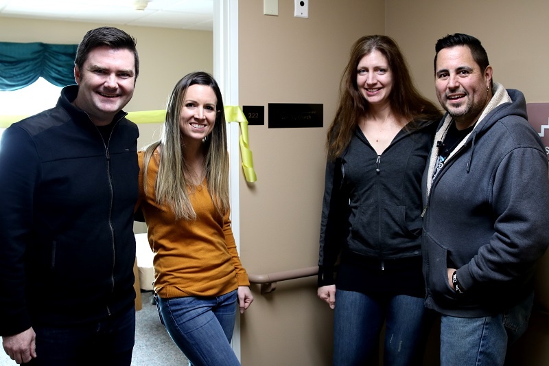 Sun City Church leaders cut the ribbon on a Crisis Shelter room the church sponsored through its Legacy Offering.