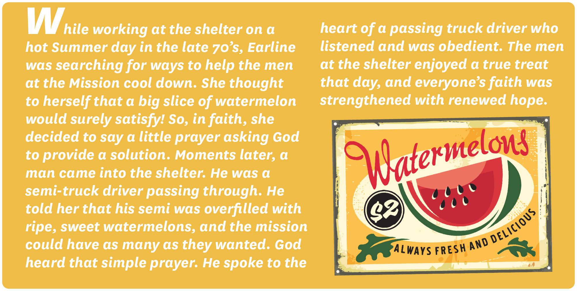 Watermelon story