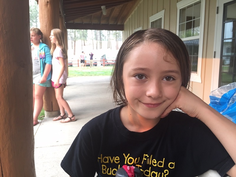 Zarine learns more about God each time she comes to camp.