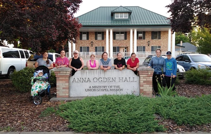 Women at Anna Ogden Hall are training for a half-marathon. Running helps in many aspects of their recovery.