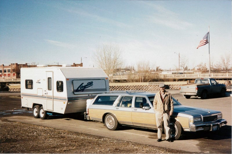 Formerly homeless, George gets ready to set off from UGM on a road trip across the country. UGM helped George get back pay, pension and Social Security so he could get back on his feet.