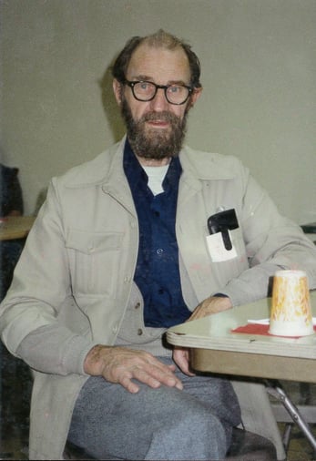 When he first came to UGM, George had the stereotypical look of a homeless man. When he first came to UGM, George had the stereotypical look of a homeless man.