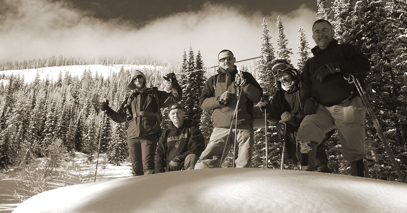 Avid outdoorsman Dennis Roach took a group of five men in recovery on a snowshoeing trip in the North Idaho mountains in January. After the trip, participant Richard said, “Valleys and mountains, and just how everything is formed – it's to God's perfection. … It's an experience that nobody could ever take from me. It was a joy deep down inside my heart.”