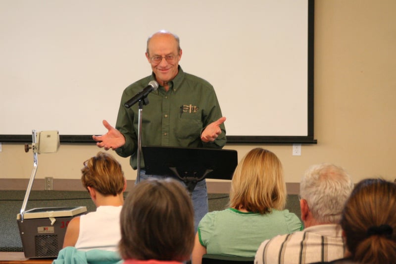 Sonny Westbrook teaches at a UGM staff retreat in 2008.