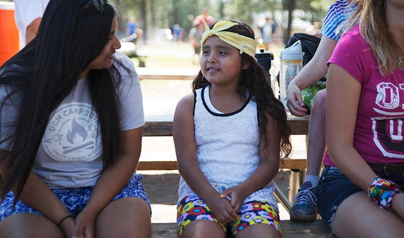 At UGM Camp, campers build relationships with counselors and friends.