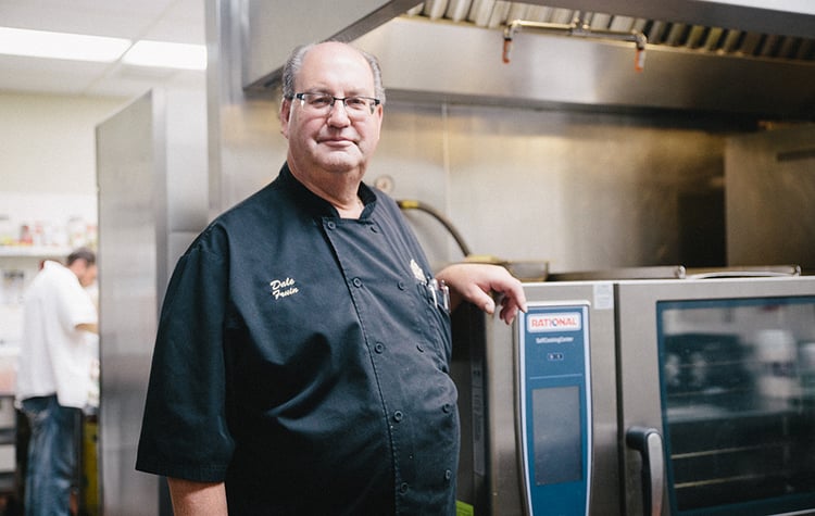 Dale Fruin sees his cooking job at UGM as a ministry job with people in recovery.