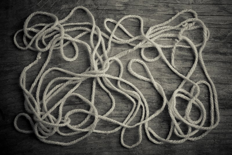 Untying knots