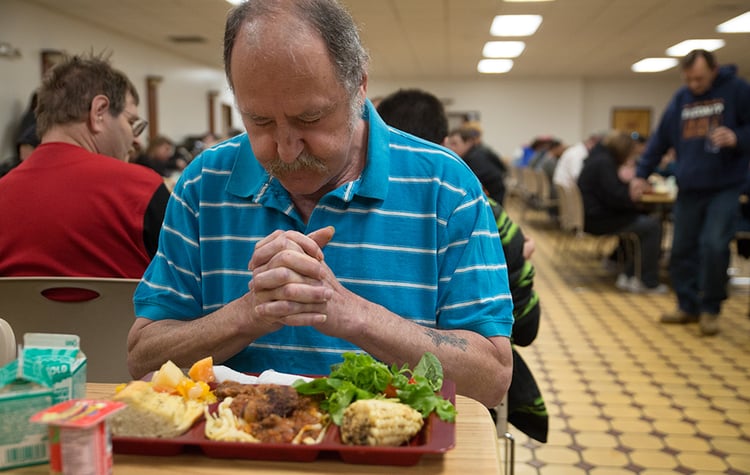 All meals served at UGM are primarily made up of donated food.