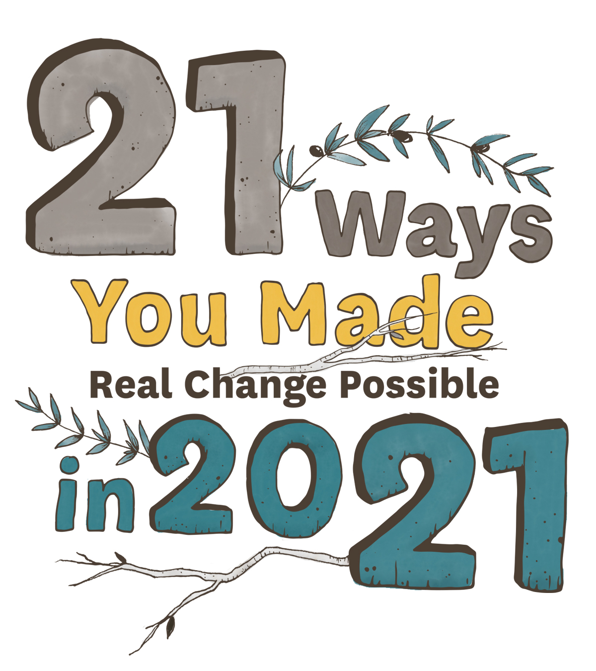 21 Ways You Made Real Change Possible in 2021