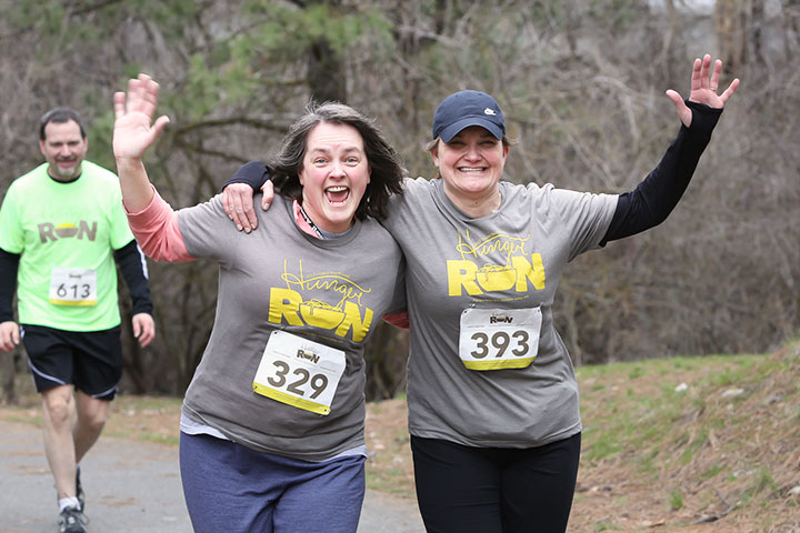 The Hunger Run combines fun with healthy, active living and feeding the hungry. Win-win-win!